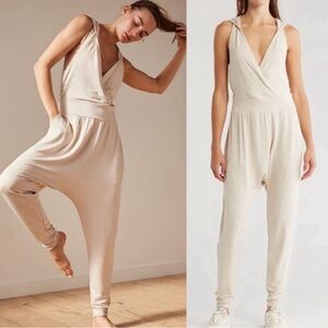 Free People hooded jumpsuit